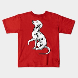 Cute Dalmatian Puppy Kids T-Shirt